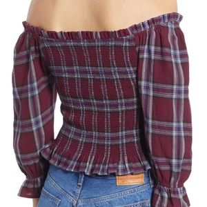 South Moon Under (Moon River) Off the Shoulder top